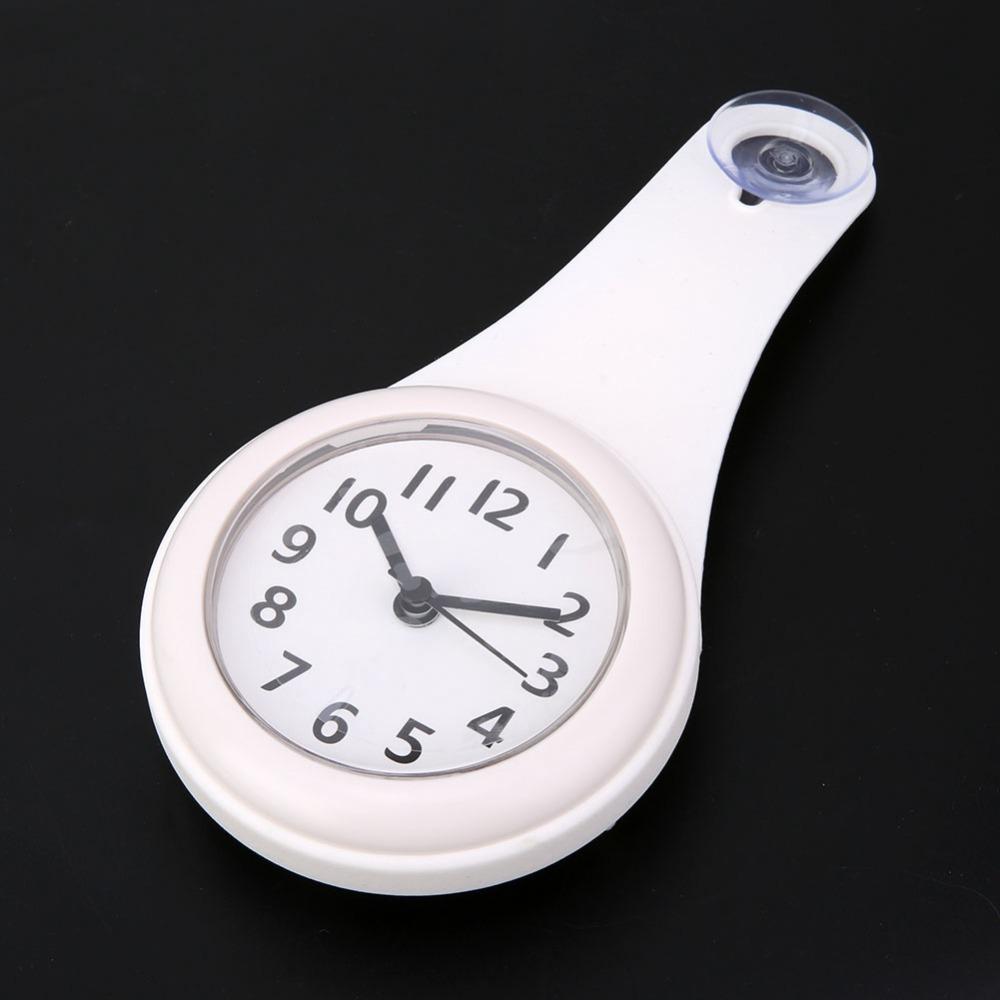 Plastic Shower Clock Waterproof Anti-Fog Clock Hanging Bathroom Clock Bathroom Kitchen Shower