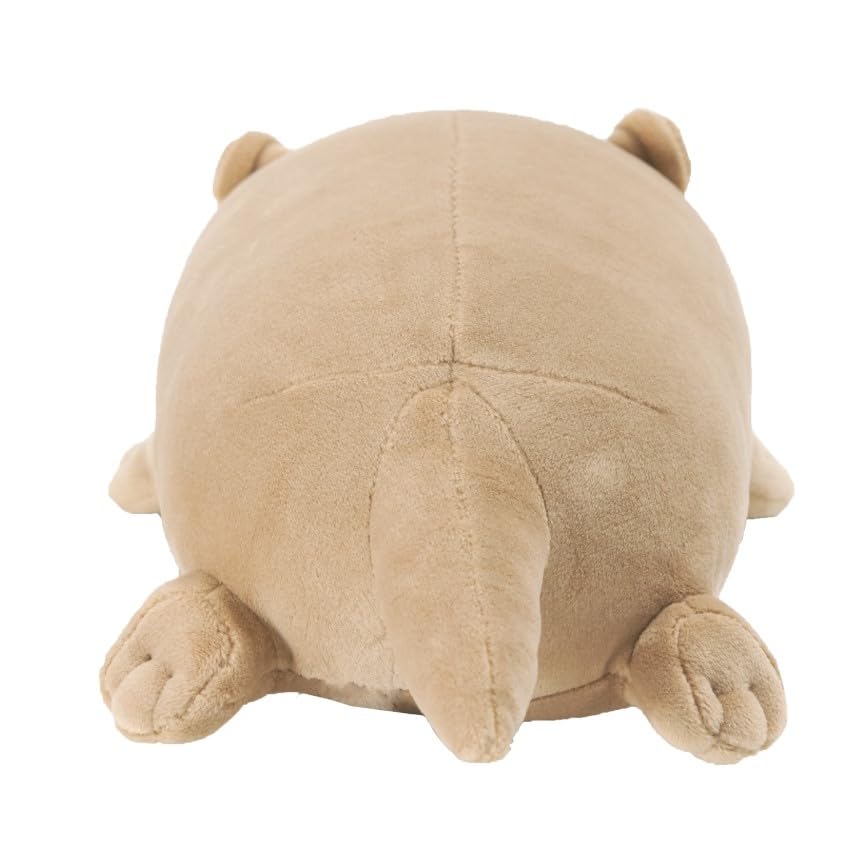 Ensky Fluffy Arm Pillow, Otter, Approx. 105 x 150 x 260mm, Made of Polyester and Polyurethane