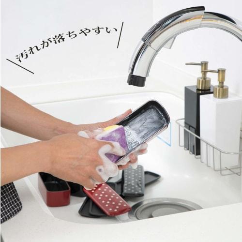 Miyamoto Sangyo Lunch Box, Tamuke, Upper Container 210ml, Lower Container 210ml, Wamon, Oval, Houndstooth Pattern, Clean Coat