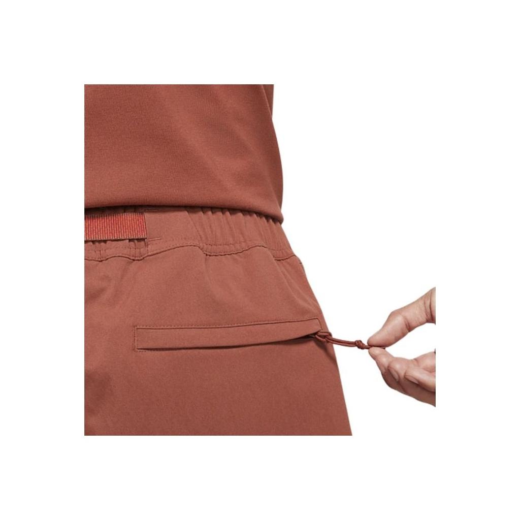Nike ACG Series Embroidered Logo Drawstring Waterproof Multi-Pocket Casual Shorts Men Bottoms Stone-Red DH8348-670