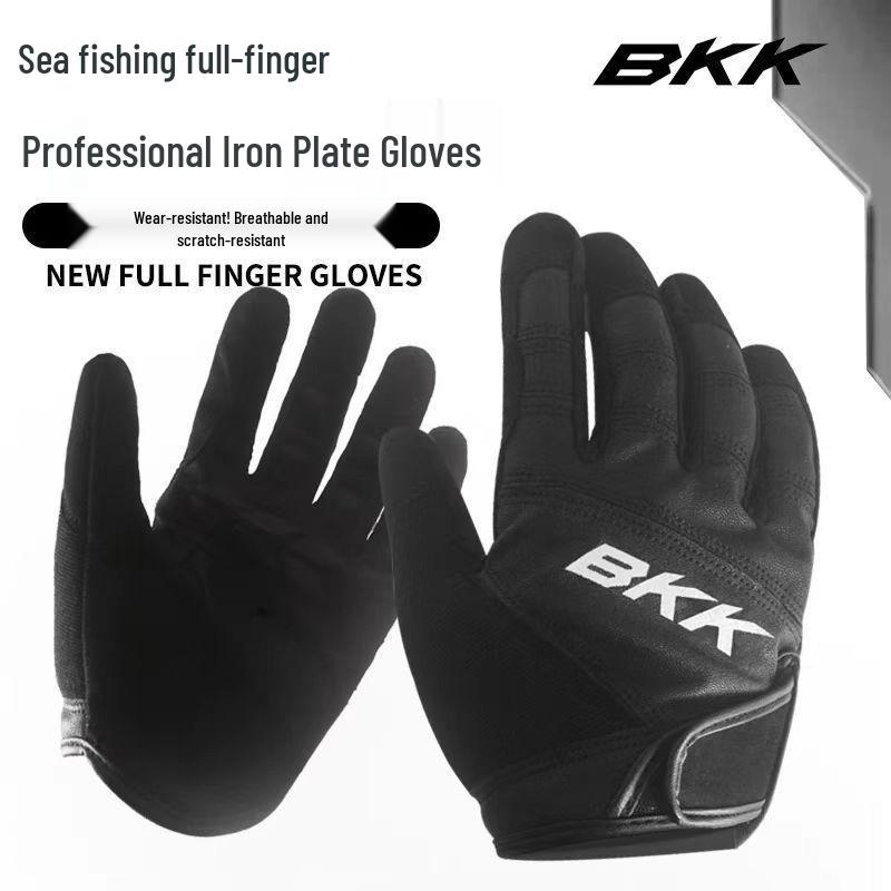 

BKK Black King Kong Fishing Gloves - Half/Full Finger, Sun Protection, Quick-Dry, Outdoor Angling, Anti-Stab. M