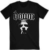 Down 'Face' T Shirt New Black