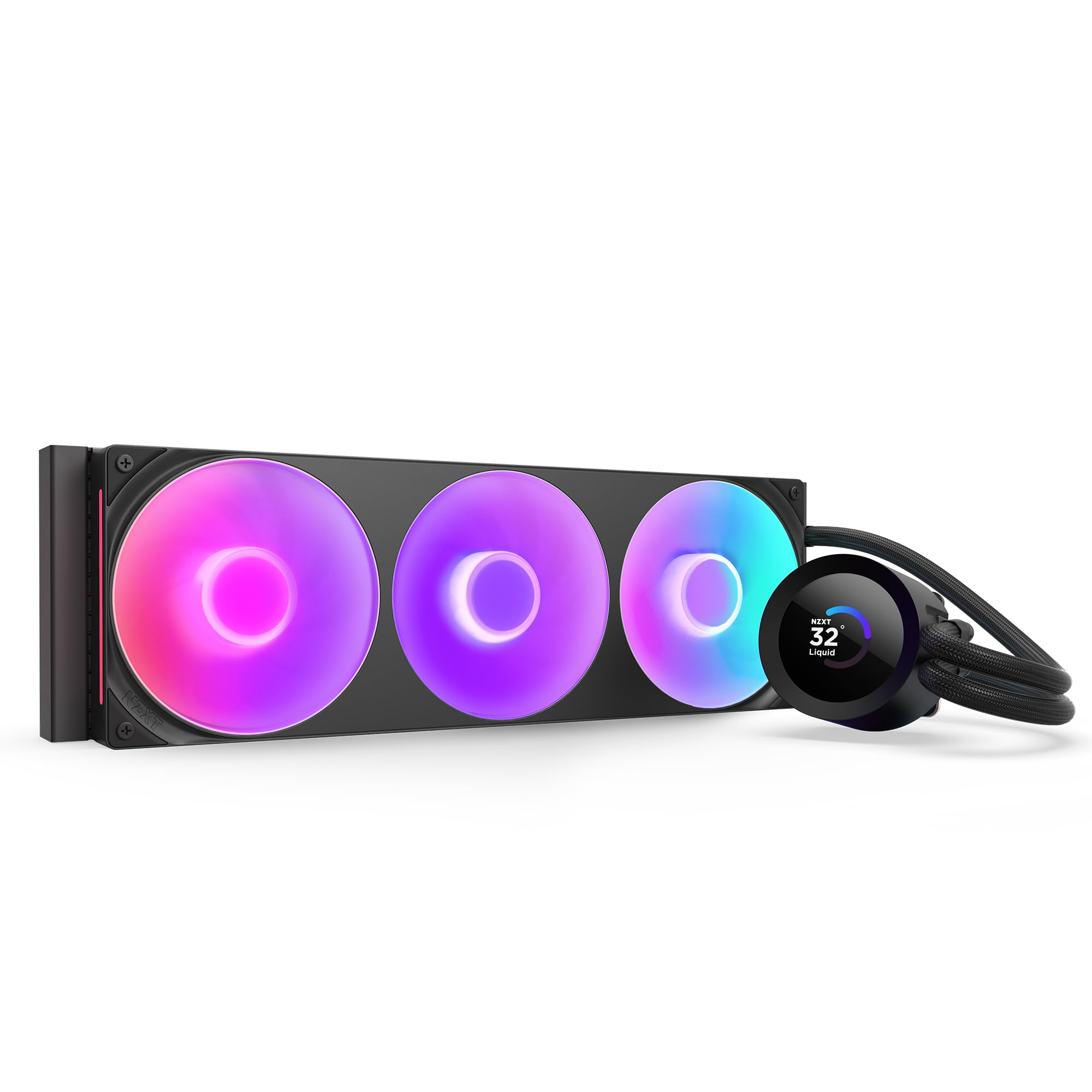 

NZXT Kraken Plus 360 RGB v2 Black Liquid CPU FN2487 Cooler, Black, RL-KR360-B2, чорний
