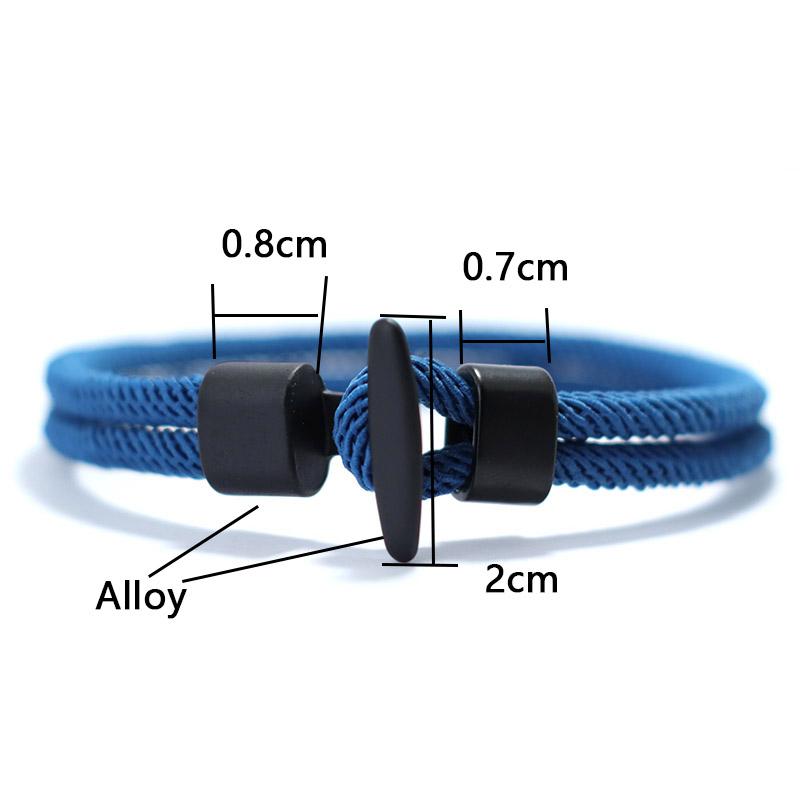 New Rope Bracelet Homme Hiphop Outdoor Camping Adventure Braclet Pulsera Roja Tela Hand Accessories Viking Jewelry Punk Joias