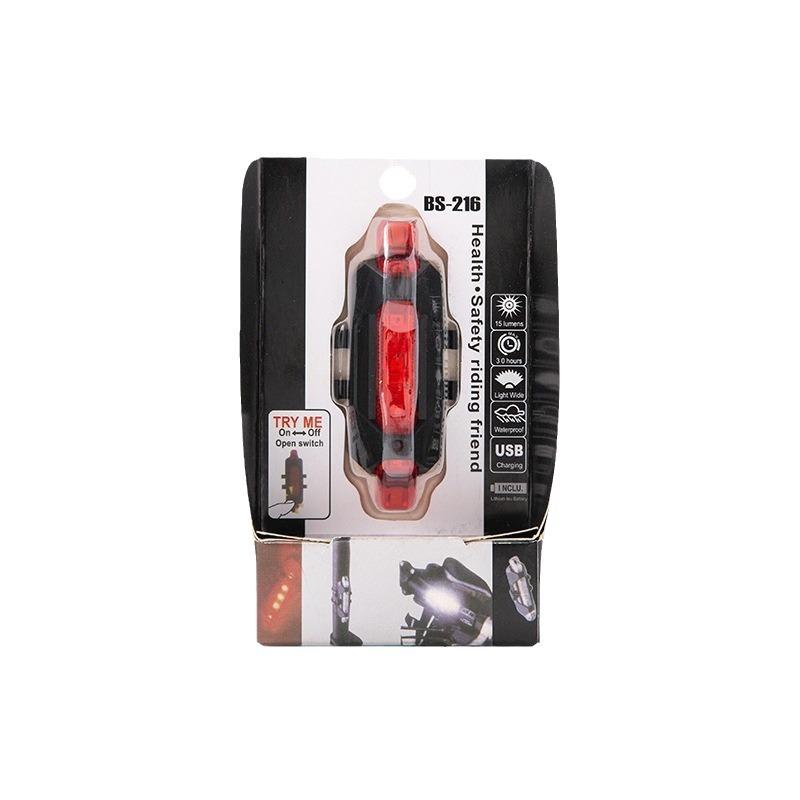 Bicycle Taillights USB Charging Warning Lights Flashing At Night, LED Taillights for Mountain Bikes, Cycling Lights, Bicycle Equipment