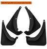 Compatible Mud Flaps for Toyota RAV4 2.0L (2006-2012) Without Fender Flares.