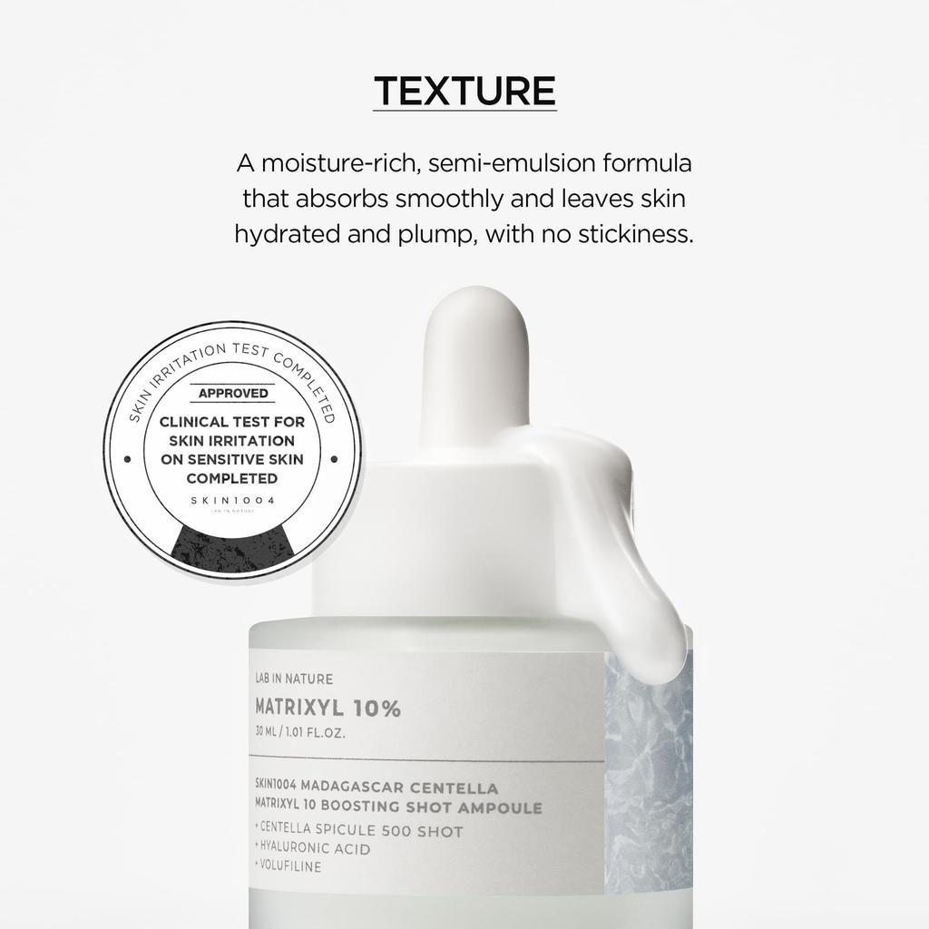 SKIN1004 Matrixyl 10 Boosting Shot Ampoule 30ml Centella Matrixyl 10 Boosting Shot Serum Skincare Madagascar Ampoule