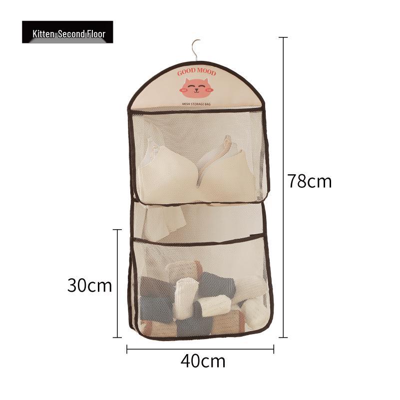 

Large Capacity Cartoon Hanging Wardrobe Storage Bag for Underwear and Socks