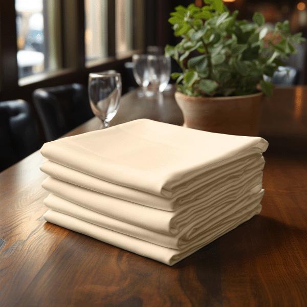 Champagne Cloth Napkins 10 Pieces 50X50Cm