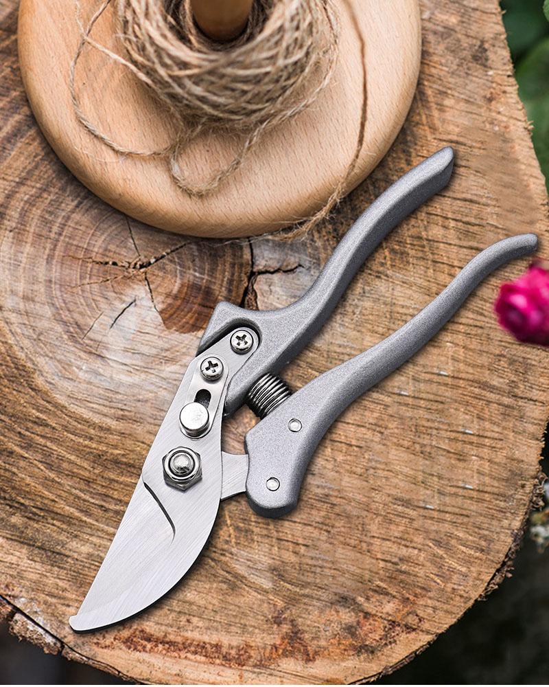 8.5 inch High Carbon Steel 60HRC Hardness Blade Bypass Pruning Shears Household Outils Manuels for Bonsai Garden Tools Scissors