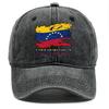 Venezuela Flag Sun Protect Hat Adjustable Strap Solid Color Cotton Outdoor Casual Baseball Cap Unisex Summer Hat Breathable