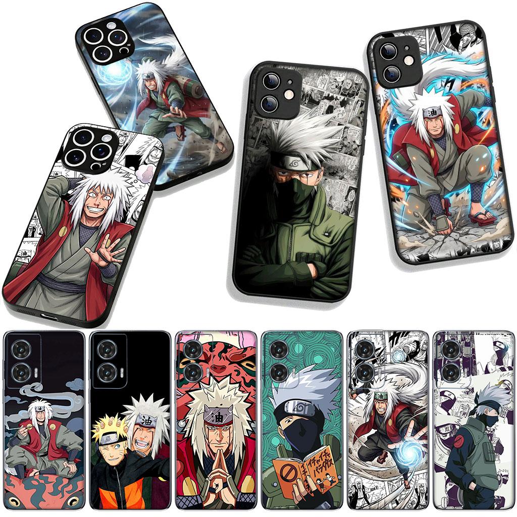 Poster Narutos Jiraiya Kakashi Phone Cover Case for Apple iPhone 16 15 14 Plus 13 12 Mini 17 Pro Max + ProMax 16E Air 16+ Casing