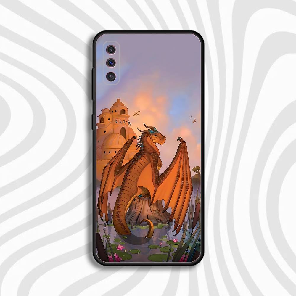 

W-Wings of Fire Dragon Phone Case For Samsung S10,S21,FE,S21,Note 20,S26,S25,S24,S23,Ultra,S9,S22,Plus Soft Silicone Black Cover SamsungS30Plus