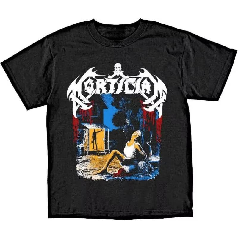 Футболка Смертельный Расчленение Бензопилой Смертельный Металл Винтаж Слэм Пожирание Y2K Стильная Удобная Высококачественная S