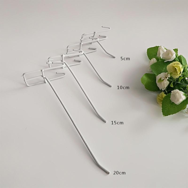 Metal Gridwall Hooks for Jewelry, Phone Charms, and Hardware Shelving