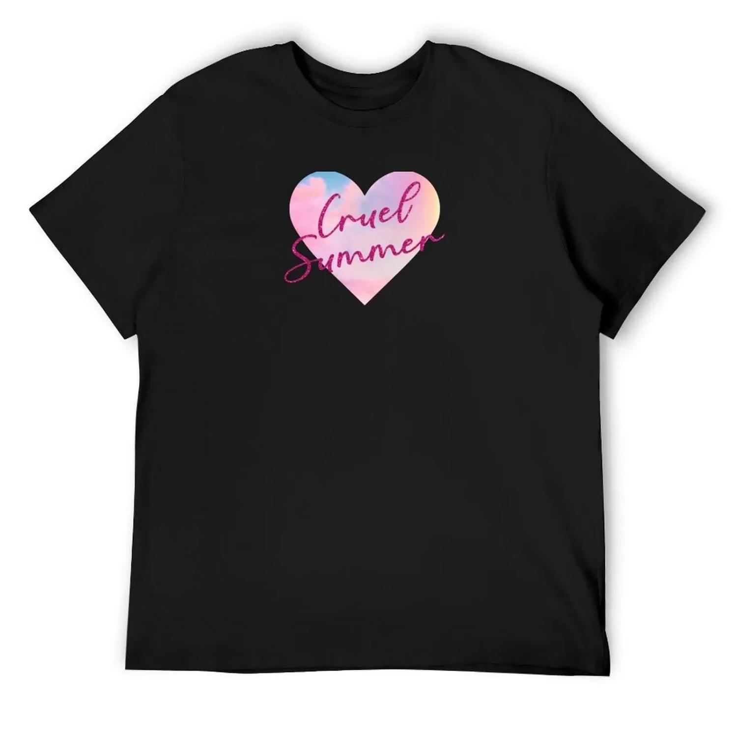 

Cruel Summer T-Shirt Aesthetic clothing tees fashion shirts boys whites funny t shirts for men XXXXXL чорний
