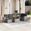 VidaXL Garden Lounge Set with Cushions 8 Pcs, Patio Sofas, Patio Furniture Set, Outdoor Furniture, Grey 3272747