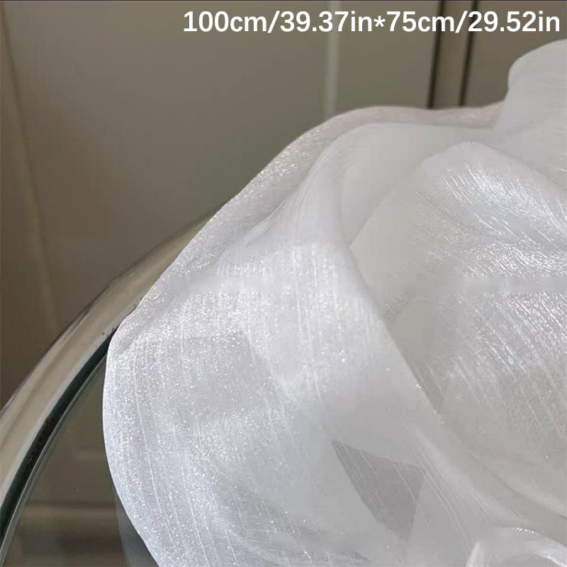 

Реквизит для фотосъемки ногтей Aurora Flowing Gold Wrinkled Yarn Handheld Decoration Shooting Background Fabric Fritillaria Prop белый