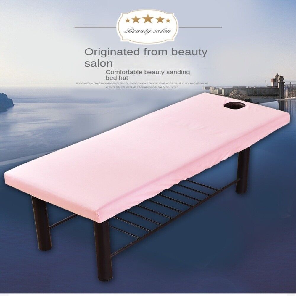 Atemloch-Bettwäsche, Spannbettlaken, Beauty-Massage-Spa-Salon-Tisch-Spannbettbezug