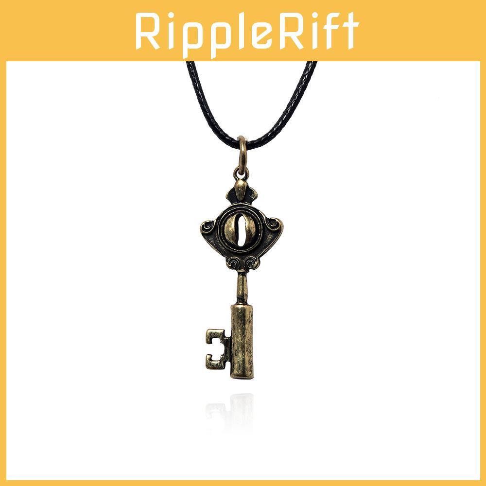The Owl House Vintage Eye Key Design Alloy Pendant Necklace For Fans And Collectors