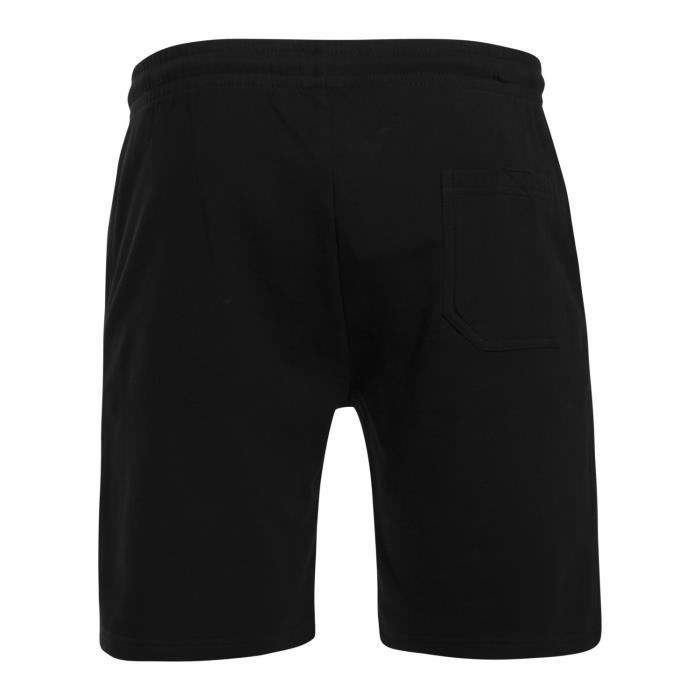Short de sport - Urban Classics - BASIC - 100% coton - Noir - Homme