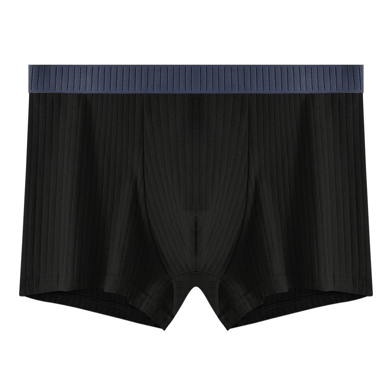 7 PCS Men's Underwear Men's Pure Cotton Four-corner Pants Cotton Antibacterial Crotch Teen Boys Trend Personalized Boxer Shorts