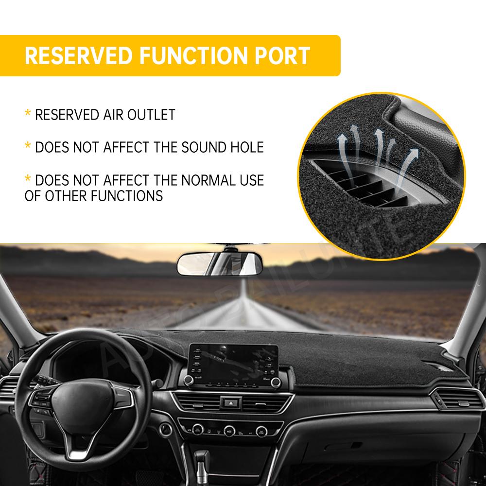 Für Honda Accord 2018    2022 10. Auto Armaturenbrett Abdeckung Matte Sonnenschutz Pad Instrumentenbrett Teppich