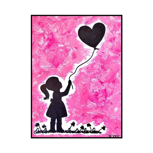 

Banksy Графіті Романтична Декорація Настінний Графіті Постер Картина на Полотні та Настінне Мистецтво для Вітальні Сучасний Декор для Дому 8X12inch 20x30cm