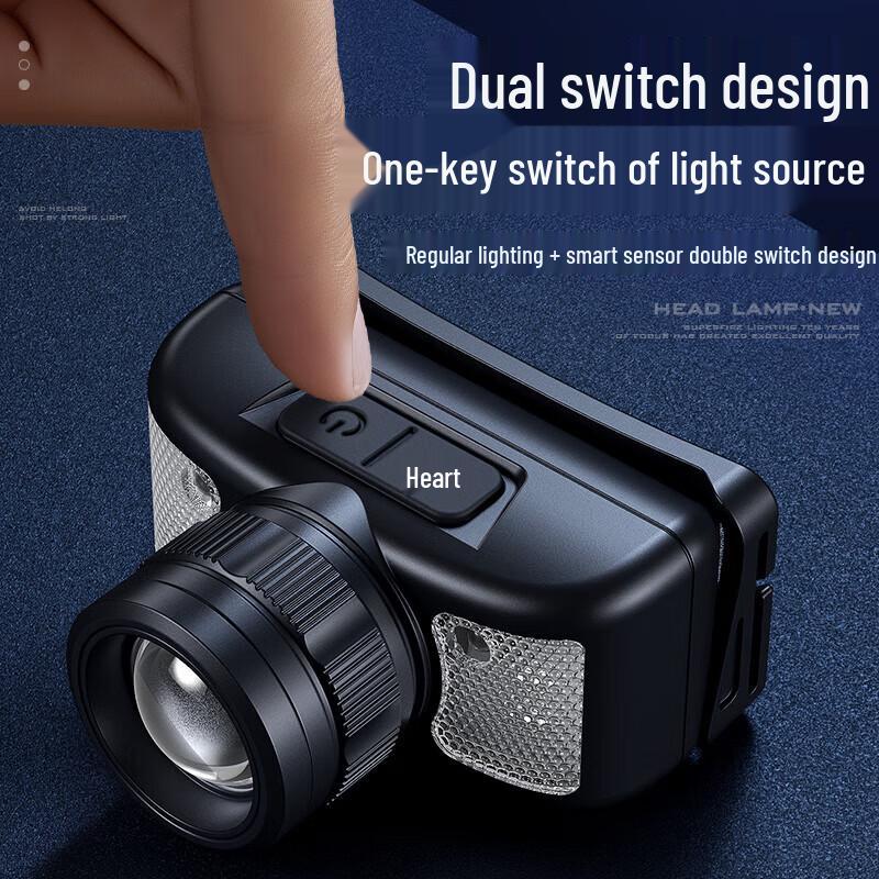 SupFire HL91 Ultra-Light Hand-Wave Sensor LED Headlamp