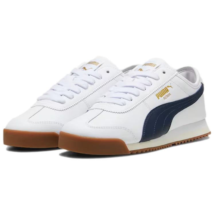 Puma Roma 68 Revival - White Club Navy Men Sneakers Gum 398634-04