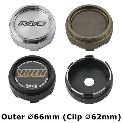 1 Set/4 Stück Außendurchmesser 66MM / Innendurchmesser 62MM Felgendeckel RAYS VOLK VR GRAM Logo Radnabendeckel Radkappe Radkappen Sportwagen Reifen Zubehör