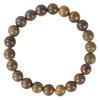 Exquisite 8MM Green Sandalwood Bracelet for Women: Naturally Fragrant, Color-Changing In Light