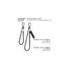 Daiwa MG Lanyard with Magnet Keeper Red/Black 5.0 Fishing Accessory Lanyard