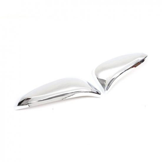 Silver Exterior Side Rear Mirror Cover Caps Trim For Toyota Hilux/4Runner/RAV4