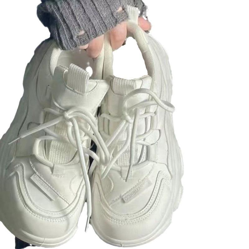 Trendy Spring and Autumn New All-Match Thick Bottom Increased Leisure Sneaker Children