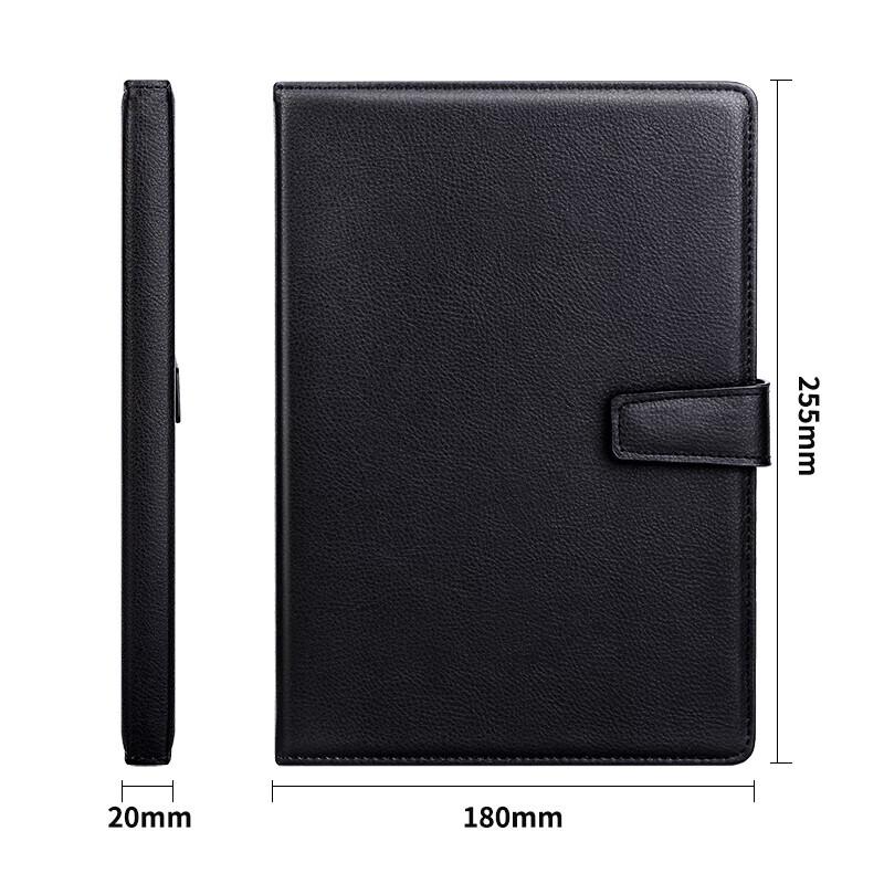 Deli 16K 120-Page Business Magnetic Buckle Leather Notebook