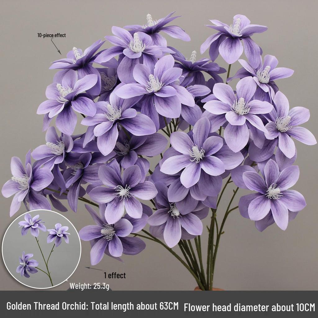 10-Piece Purple Series Artificial Floral Set: Ground Row, Aisle, and Burgundy Wedding Decoration Flowers