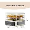 5-Layer Household Dry Fruit Machine Food Dryer Fruit Vegetable Snack Freeze-drying Machine Adjustable Temperature Touch Control