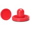 4 Stücke Air Hockey Tisch Goalies mit Puck Filz Pusher Griffe Mallet Grip Rot 96mm