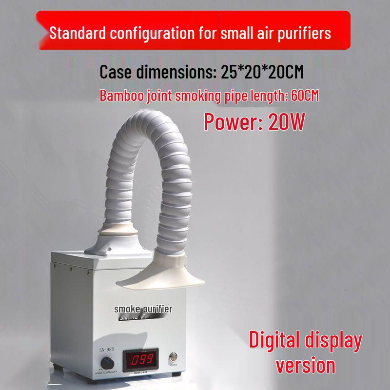 Mobile Moxibustion Smoke Extractor & Purifier for Soldering, Welding, Repair Dust.