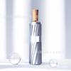 16 Bone Titanium Silver Folding Umbrella, Three-fold Retro Wood Handle Sun Protection and UV Protection Dual-purpose Sun Umbrella