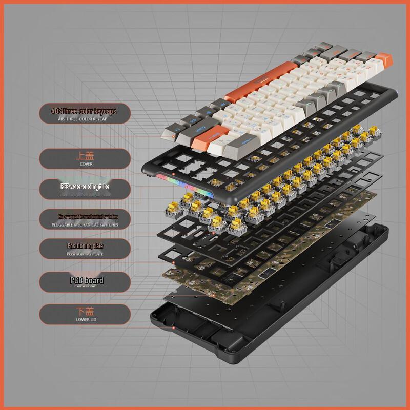 K610 Triple Mode Wireless RGB Mechanical Gaming Keyboard