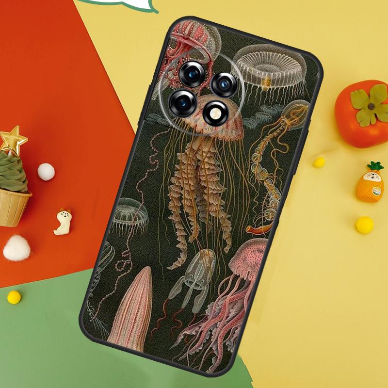 Magic Jellyfish Case For OnePlus 15 12 12R 13T 13R 13 11 9 10 Pro 10T 8T Nord 5 CE 2 3 4 Lite N20 N30 Cover