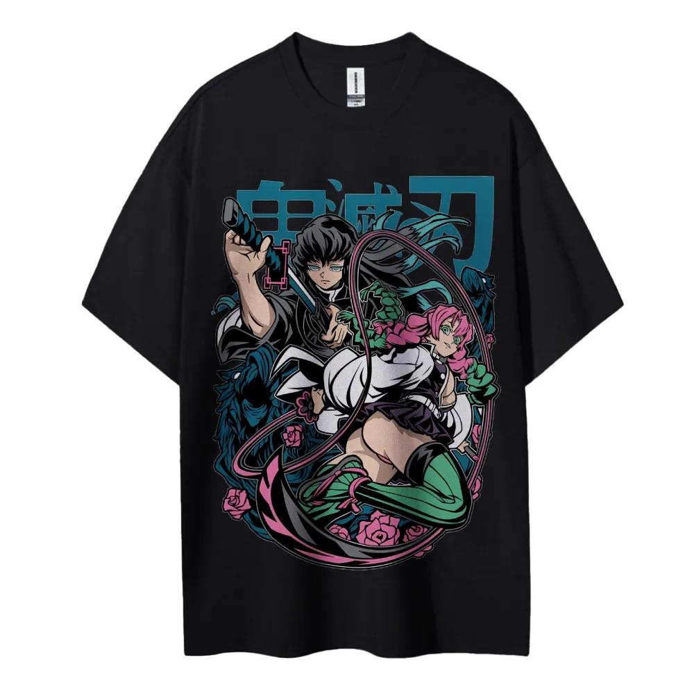 Demon Slayer Japanese Hotblooded Anime Classic Characters Sports Casual Shortsleeved Comfortable Halfsleeved Popular Slayer