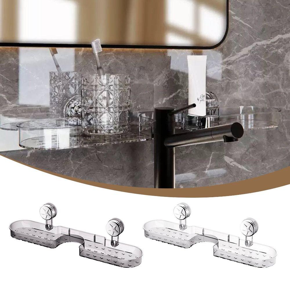 Wall Mounted Faucet Storage Rack Removable Bathroom Drainage Rack  Kitchen Supplies