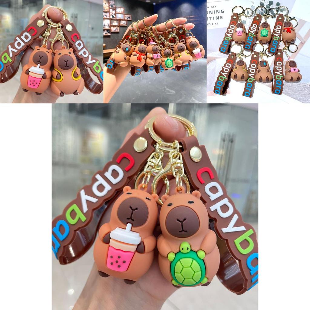 Adorable Capybara Keychain Cute Bag Charm Trendy Car Pendant Gift