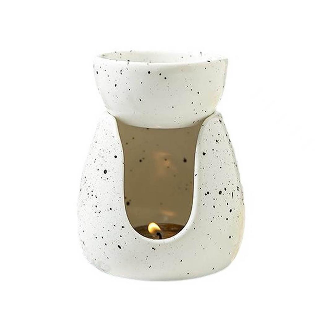Ceramic Oil Burner Aroma Lamp Tea Light Holder Aroma Diffuser Warmer for Essential Oils Fragrance Oil and Scented Wax