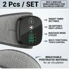 Touchscreen Smart 5000mah Electric Heated Vibrating Shoulder Massager Brace Support Wrap Breathable Perforated Wireless Rechargeable 3-speed Massage