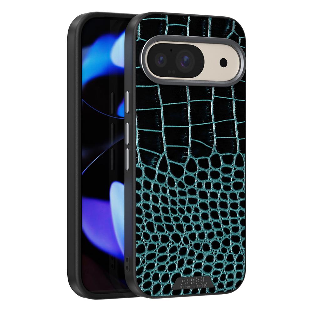 ABEEL For Google Pixel 9 Pro/Pixel 9 Case Compatible with MagSafe Crocodile Texture Micro-Embossing Back Cover
