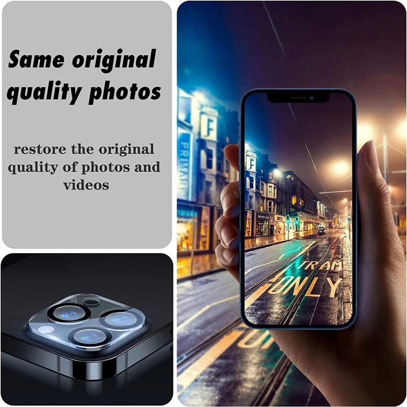 3Pcs Tempered Glass Camera Lens Protector For IPhone 13 11 14 Pro Max 12 Mini Plus IPone 13Pro 14Pro IPhone14 Cover Accessories